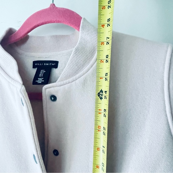 WILLI SMITH WOMEN PINK SNAP CLOSURE LONG SWEATER SIZE S - Picture 11 of 15